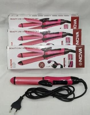 Pink 2-in-1 Hair Dryer with 360 Rotating Cord