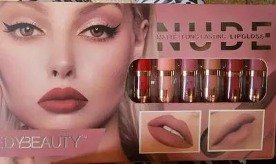 Nude High Pigmented Long Lasting Lip Gloss, Pack Of 12 Pcs, Shades Of Nude