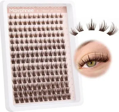 Pre Glued Eyelash Clusters, Wispy Eyelashes Extension Box, Make Your On Lashes