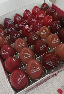 2 Pcs Egg Shaped Lip Gloss