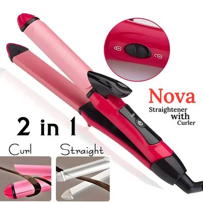 Pink 2-in-1 Hair Dryer with 360 Rotating Cord