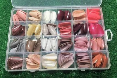 576 Pcs Artificial Nails With Free Glue, Buy 1 Get 1 Free