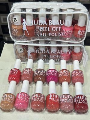 12 Pcs Quick-Drying Peel Off Nail Polish - Smooth and Even Coverage, Resists Peeling