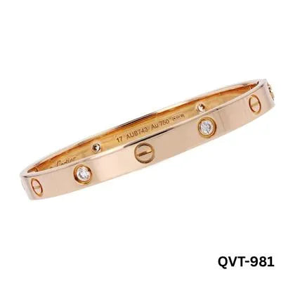 1 Pc Plain Cartier Stainlessteell Bangle QVT-981