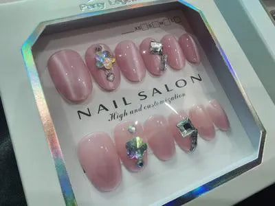 Professional Manicure Fake Nails - 1 Pack No-Chip Acrylic Nails in Beige